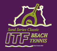 Logo SAND SERIES Classic ITF Beachtennis Gran Canaria